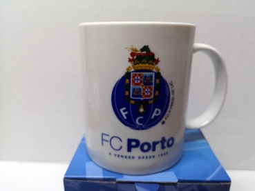 *Tasse FC Porto weiß *Lizenzware* Blau (105)